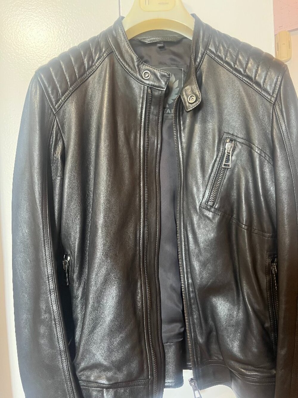 Belstaff V Racer Black Leather Jacket